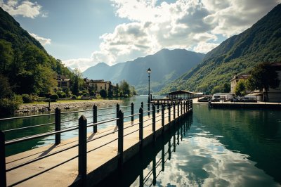 AI-generated travel thumbnail for Farra d'Alpago
