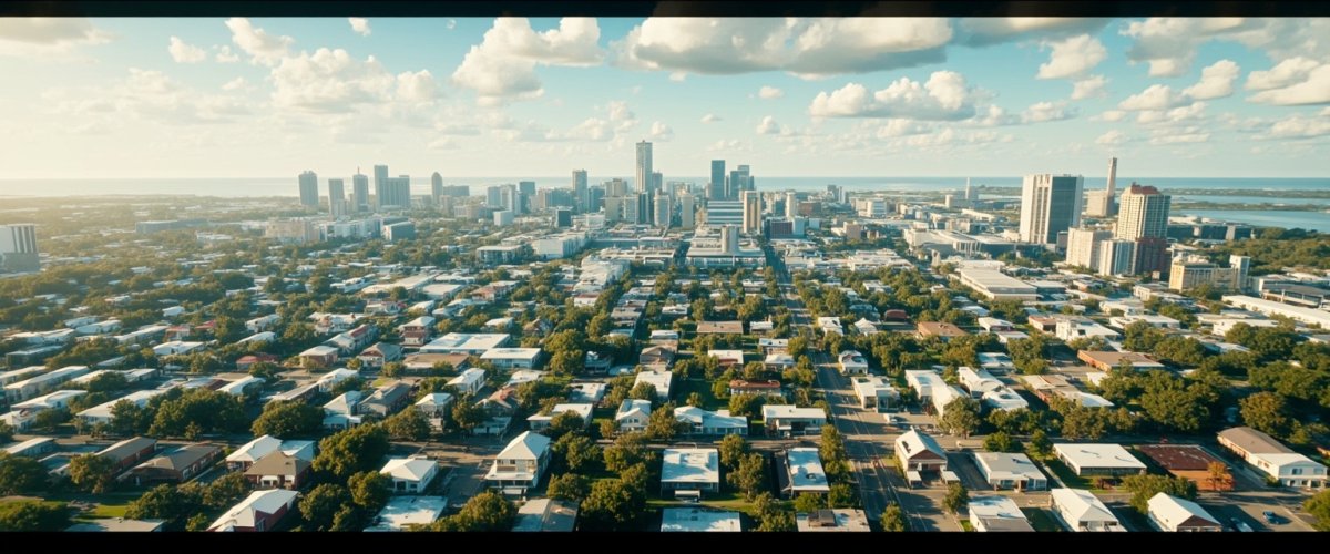 Painterly banner illustration of Franklinton