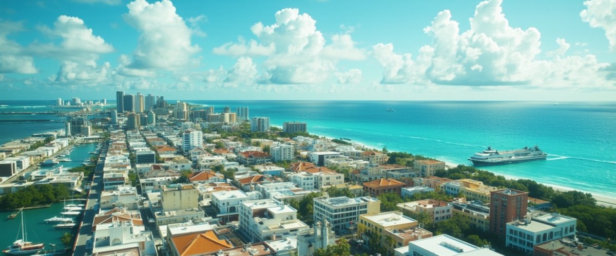 Painterly banner illustration of Freeport