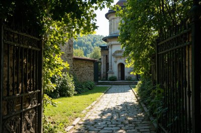 AI-generated travel thumbnail for Frumușelu