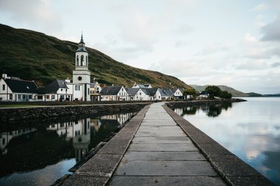 AI-generated travel thumbnail for Fuglafjørður
