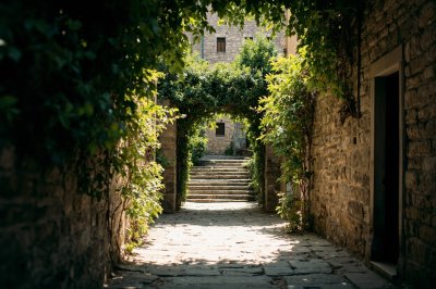 AI-generated travel thumbnail for Gagliano Aterno