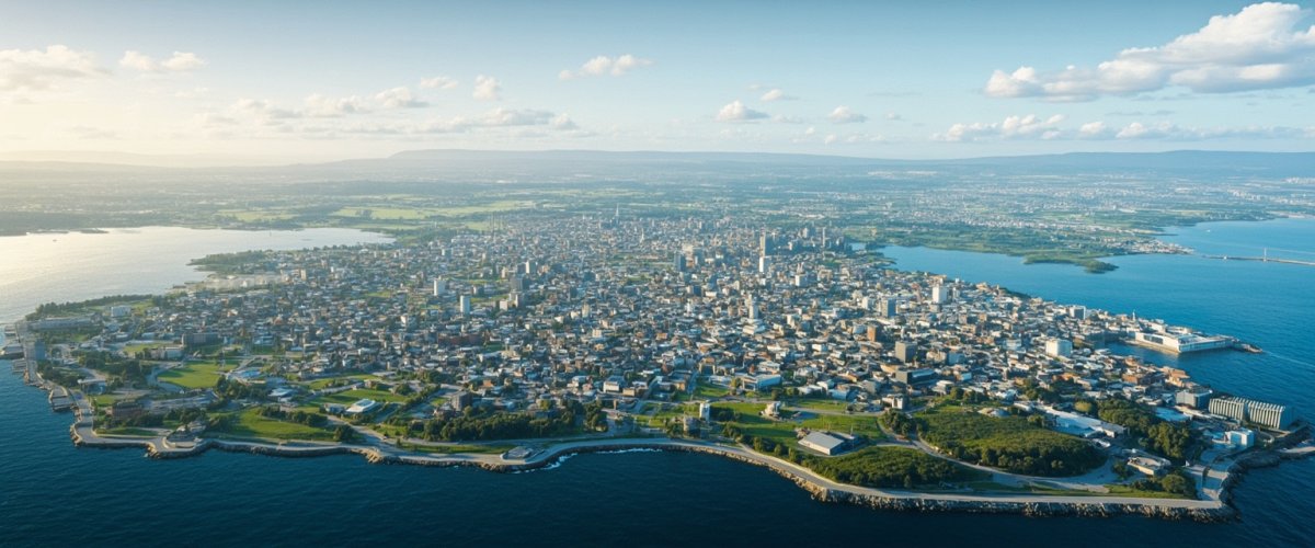 Painterly banner illustration of Galway City