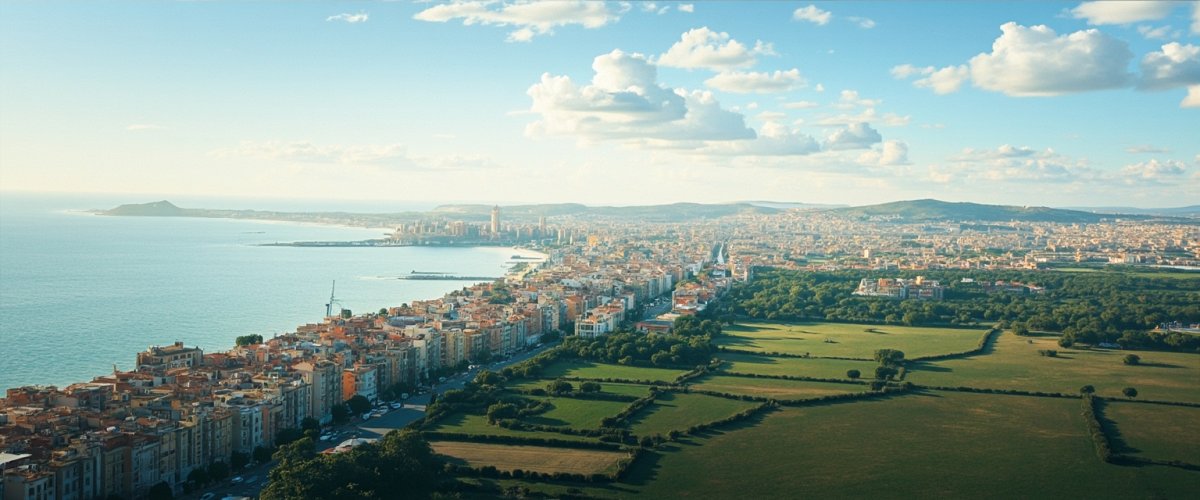 Painterly banner illustration of Gavà
