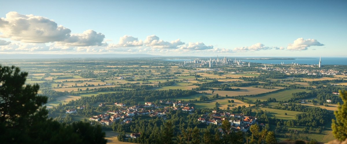 Painterly banner illustration of Geltendorf