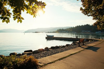 AI-generated travel thumbnail for Gibsons