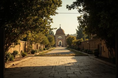 AI-generated travel thumbnail for Gondar