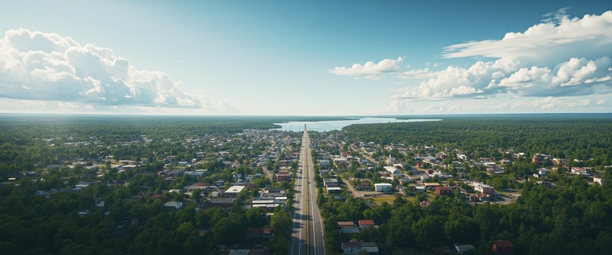 Painterly banner illustration of Gouldsboro