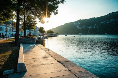 AI-generated travel thumbnail for Grad Omiš