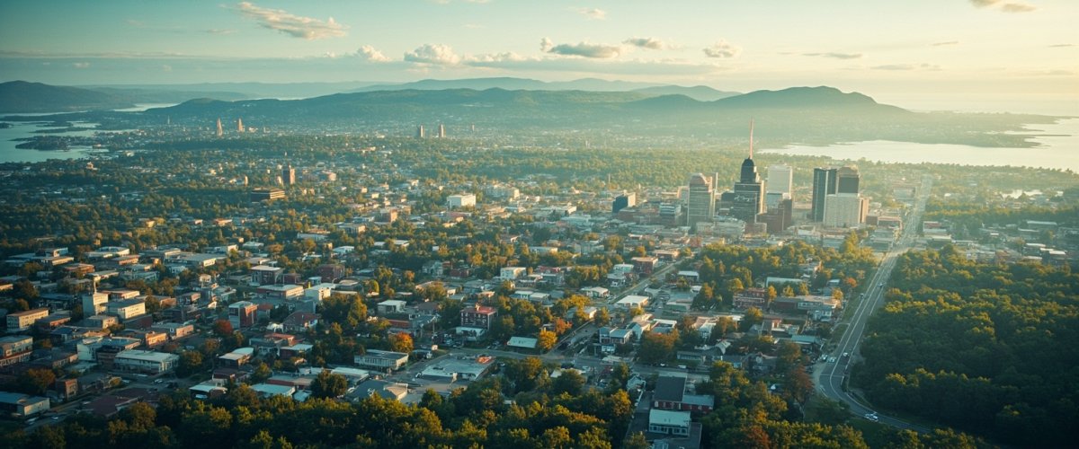 Painterly banner illustration of Greenville
