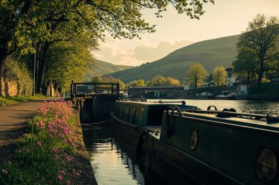 AI-generated travel thumbnail for Hebden Bridge