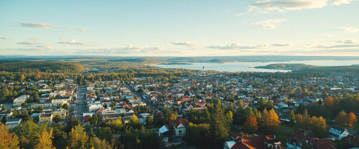 Painterly banner illustration of Hedemora