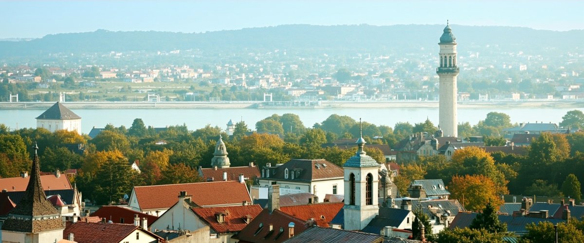 Painterly banner illustration of Hemeiuș
