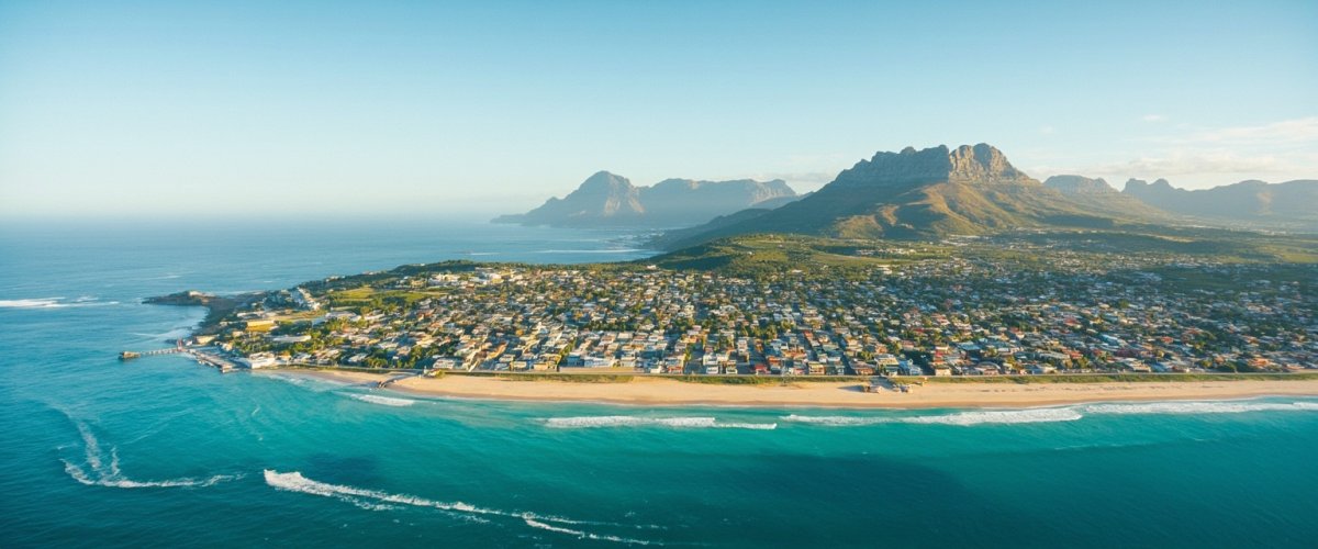 Painterly banner illustration of Hermanus