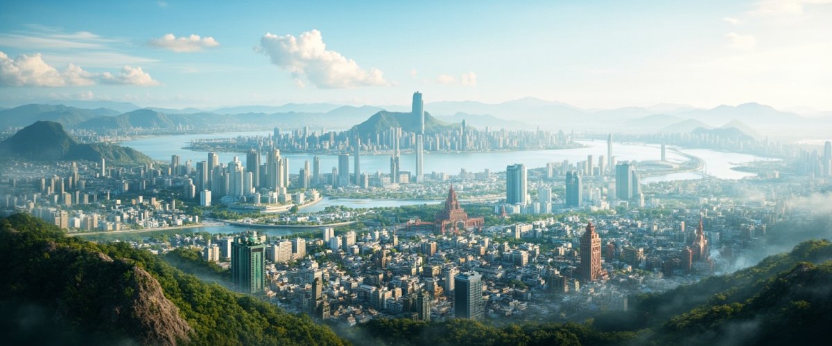 Painterly banner illustration of Hongyang