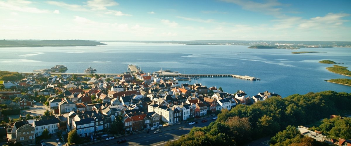 Painterly banner illustration of Hørve