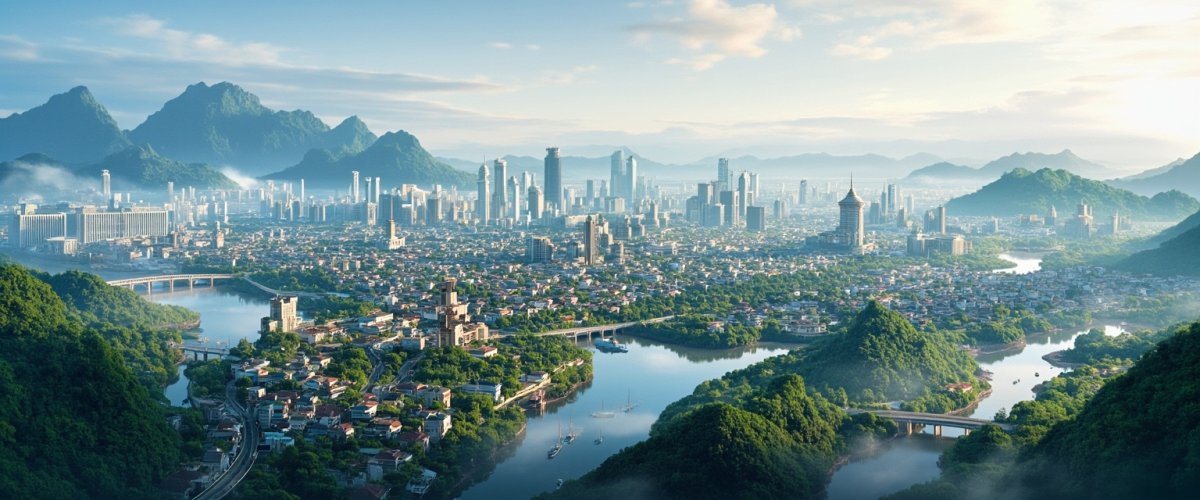 Painterly banner illustration of Huangzhou