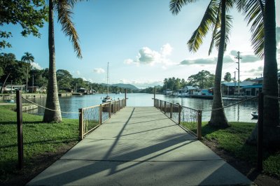AI-generated travel thumbnail for Huon Gulf