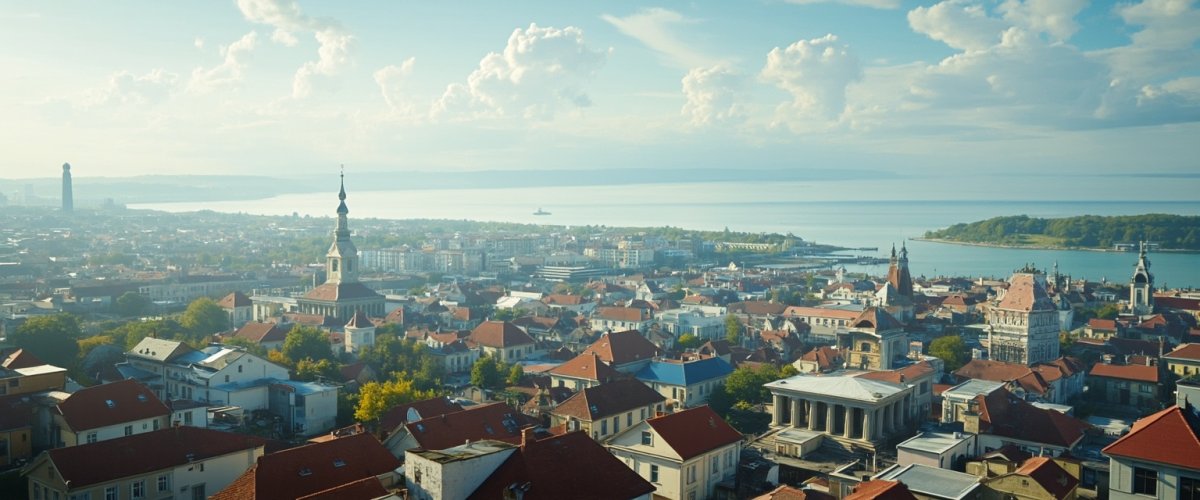 Painterly banner illustration of Ibănești