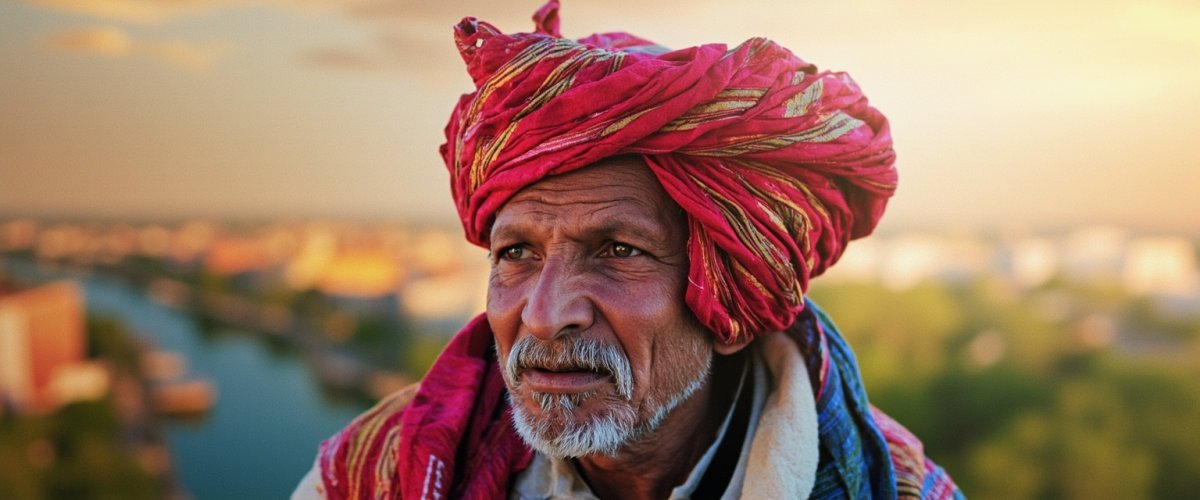 Painterly banner illustration of Jawad