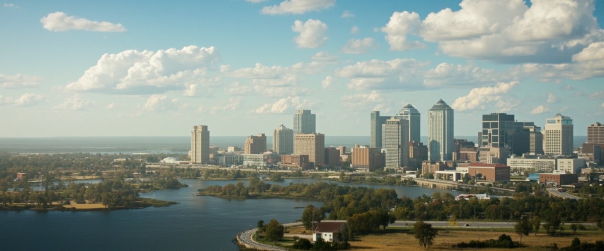 Painterly banner illustration of Johnson County