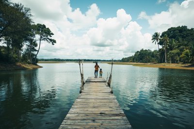 AI-generated travel thumbnail for Kabupaten Pulang Pisau