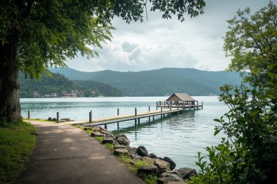 AI-generated travel thumbnail for Kabupaten Samosir