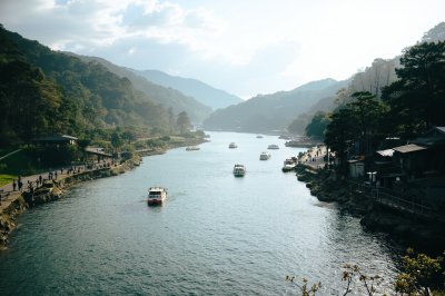AI-generated travel thumbnail for Kameyama