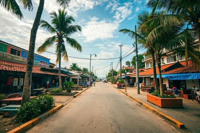 AI-generated travel thumbnail for Kampong Bay