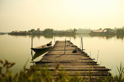 AI-generated travel thumbnail for Kampong Dungun
