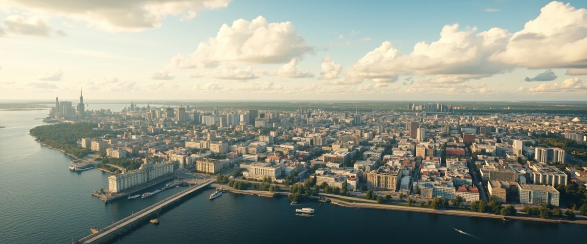Painterly banner illustration of Kazan