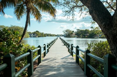 AI-generated travel thumbnail for Key Largo