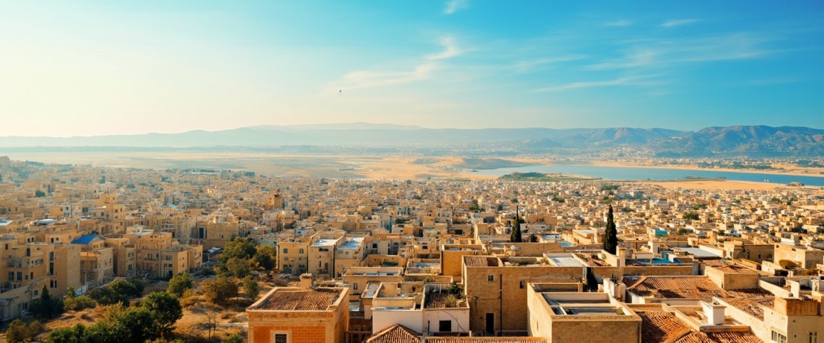 Painterly banner illustration of Kfar Yasif