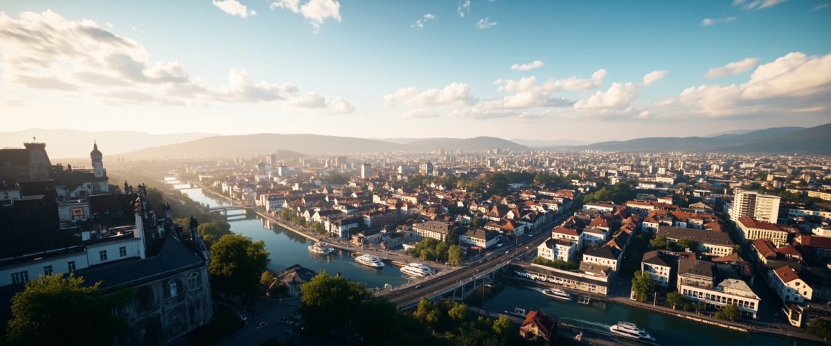 Painterly banner illustration of Kirchberg