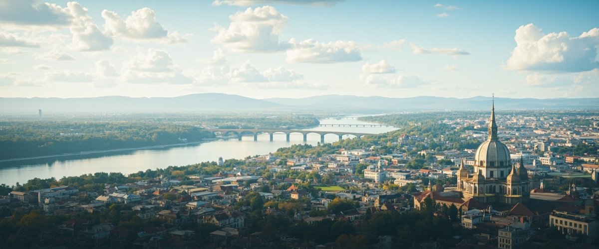 Painterly banner illustration of Kisvárdai Járás