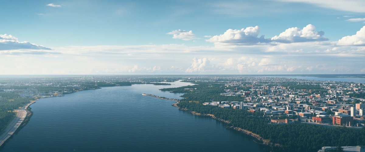 Painterly banner illustration of Kittilä