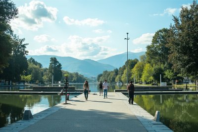 AI-generated travel thumbnail for Klagenfurt