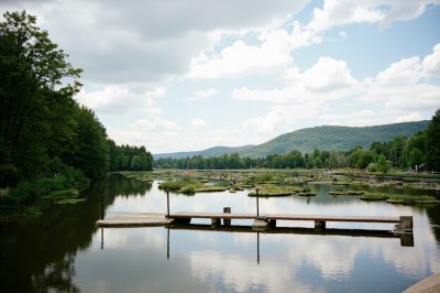 AI-generated travel thumbnail for Klimontów