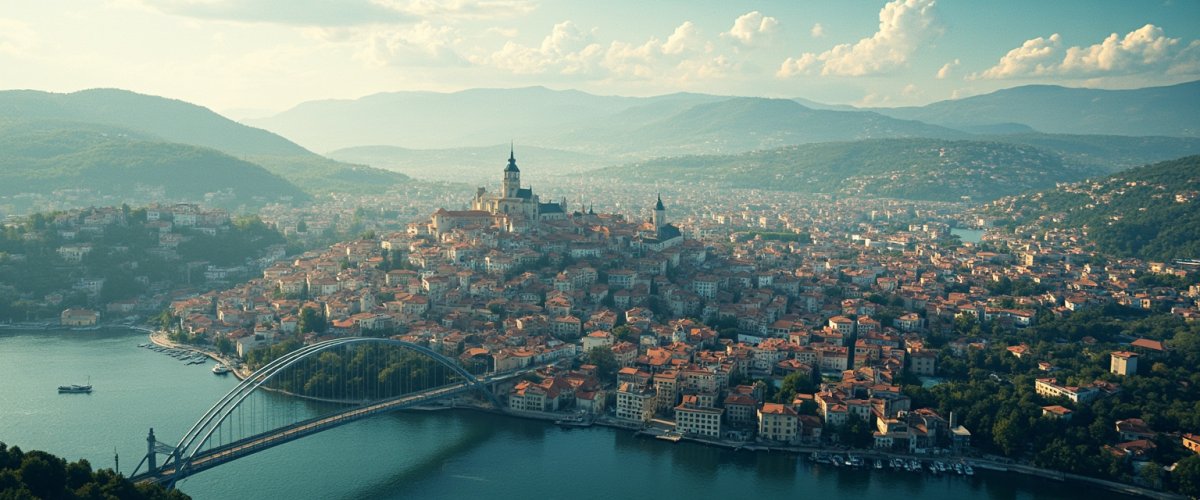Painterly banner illustration of Ključ