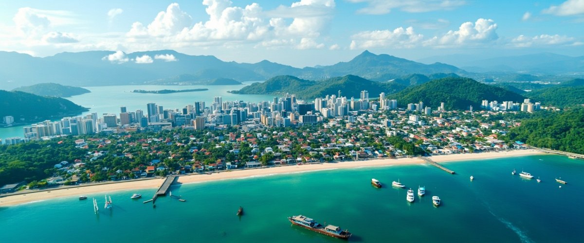 Painterly banner illustration of Ko Samui