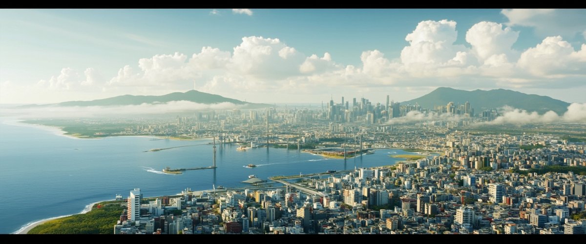 Painterly banner illustration of Kodaira-shi