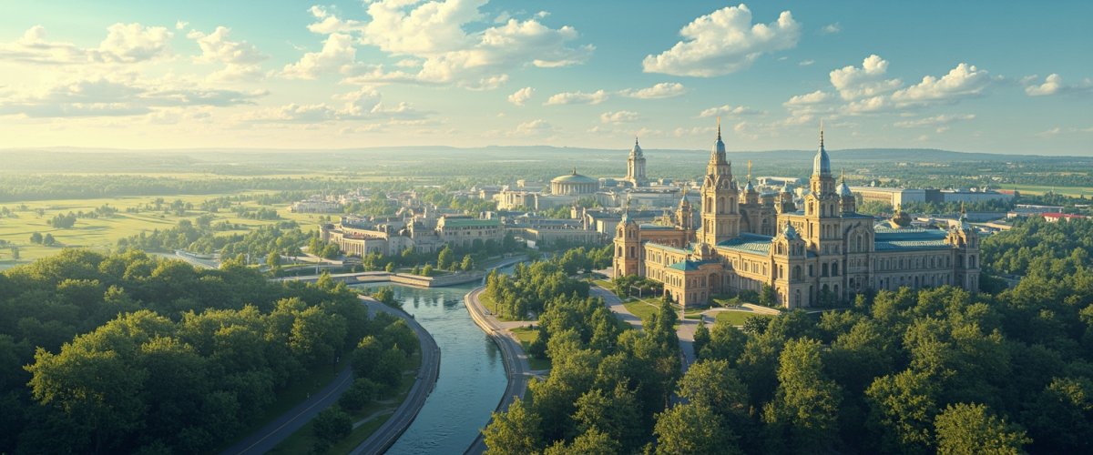 Painterly banner illustration of Kolobovo