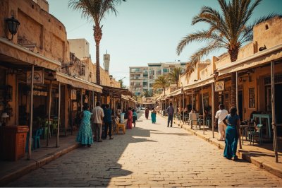 AI-generated travel thumbnail for Kolokani