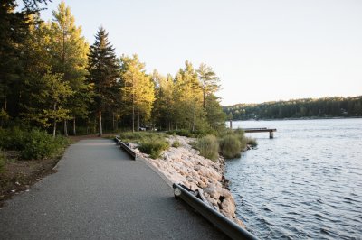 AI-generated travel thumbnail for Konnevesi