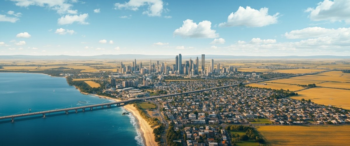 Painterly banner illustration of Korumburra