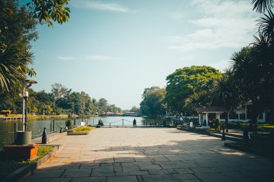 AI-generated travel thumbnail for Kuching