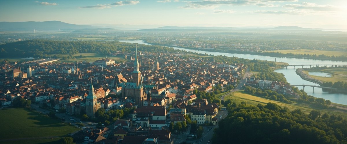 Painterly banner illustration of Kunreuth