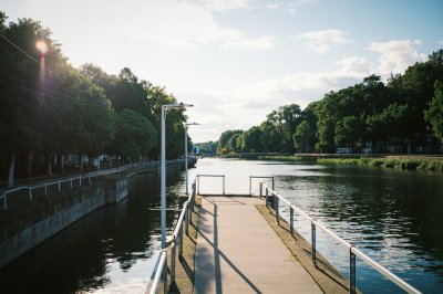AI-generated travel thumbnail for La Louvière
