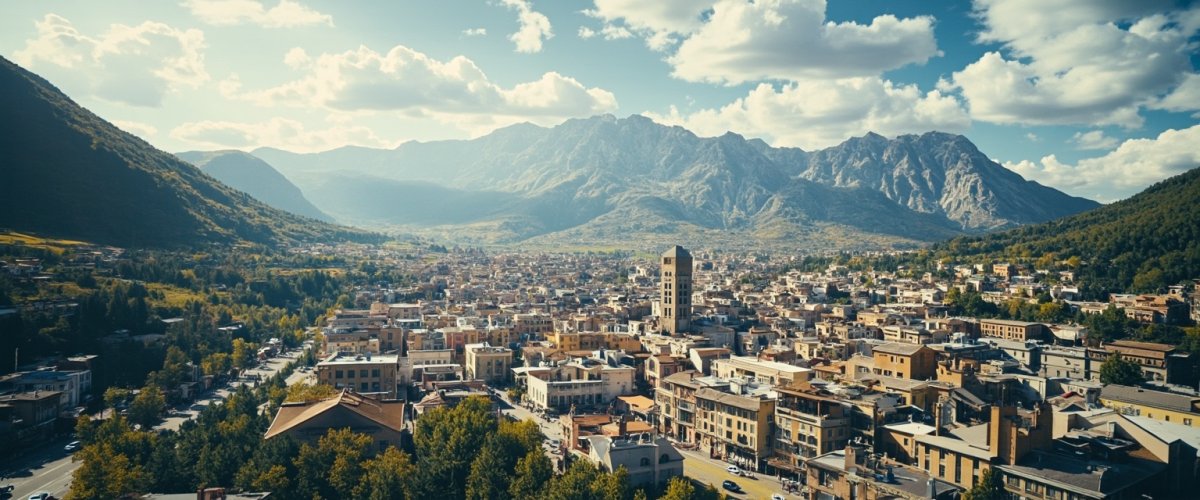 Painterly banner illustration of La Massana