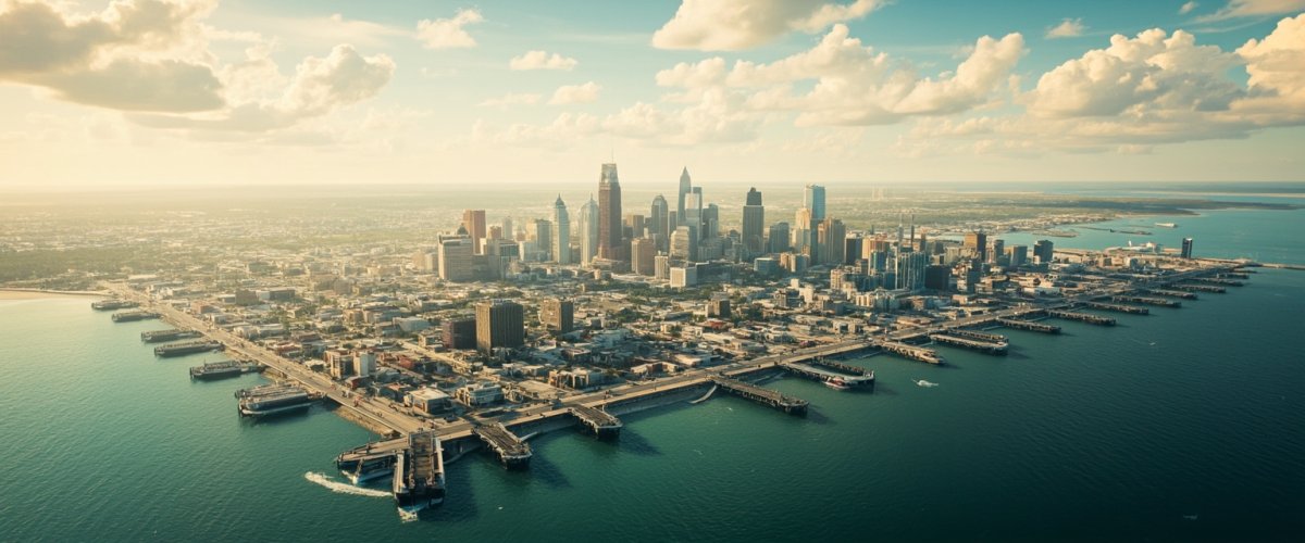 Painterly banner illustration of La Salle County